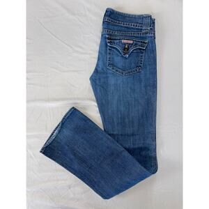 Hudson NW170HK Signature Bootcut Flap Pocket Stretch Denim Jeans. Size 27, GUC!!